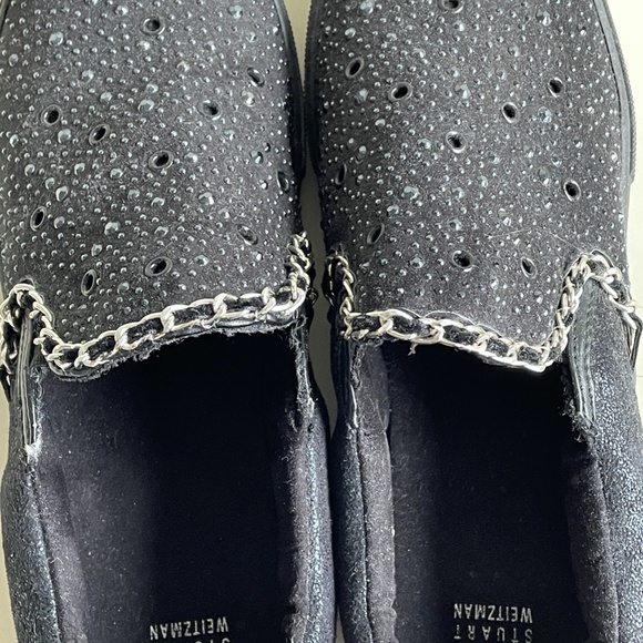 STUART WEITZMAN BLACK VANCE SLIDER SNEAKERS - GIRL - Picture 5 of 6